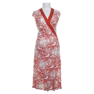 Robe portefeuille (Rouge, Blanc, Multicolore) de Nanso Élasthane, Lyocell, Modal