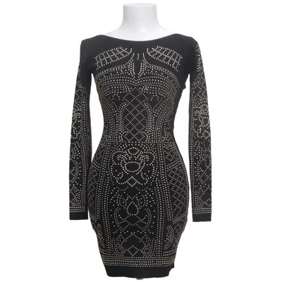 Kjole (Sort, Guld) fra MC Lorene Polyester, Viscose