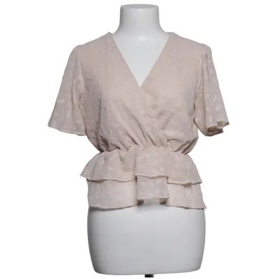 Wikkelblouse (Beige) van Estelle Katoen, Elastaan, Polyester
