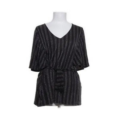 Omlottblus (Svart, Silverfärgad) från Happy Holly Elastan, Metallfiber, Polyamid