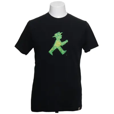 T-shirt (Sort, Grøn) fra Ampelmann Økologisk bomuld