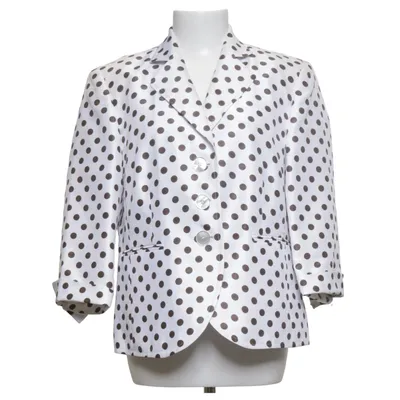 Blazer (White, Brown) from Basler Polyester, Viscose