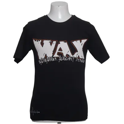 T-shirt (Zwart) van Wax Katoen