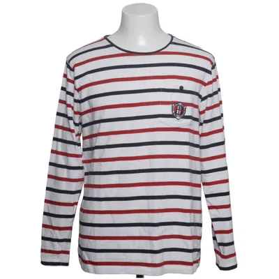 T-shirt à manches longues (Blanc, Bleu, Rouge) de Cool Blue Company Coton