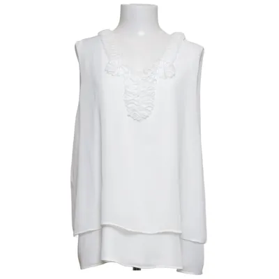 Topp (Vit) från Just White Elastan, Polyester, Viskos