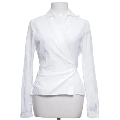 Blouse portefeuille (Blanc) de Vanilia Coton