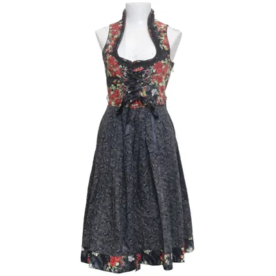 Dirndl (Svart, Röd, Flerfärgad) från Edel Heiss Bomull, Polyester
