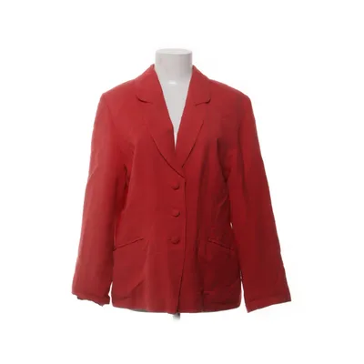 Blazer (Red) from Gigi Modelle Linen, Polyester, Viscose