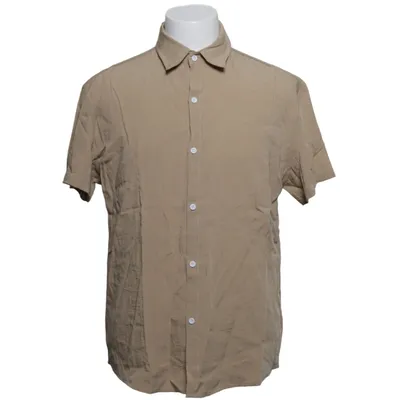 Short sleeve shirt (Beige) from Decarba Cotton, Linen