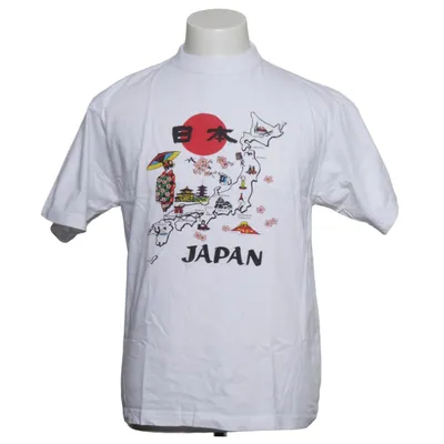 T-shirt (White) from Japan Shine Cotton