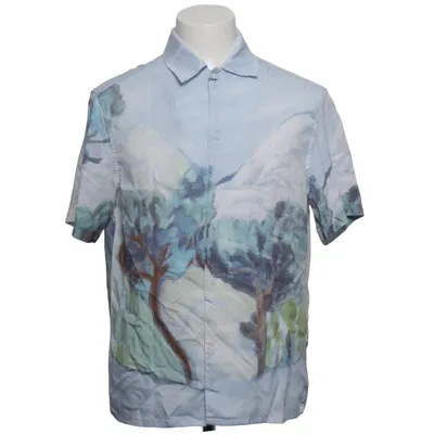 Chemise à manches courtes (Bleu, Multicolore) de H&M Lyocell