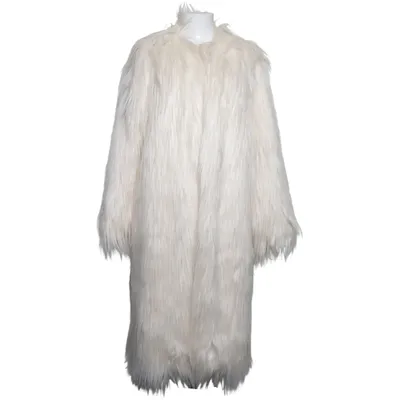 Jas (Wit) van Reserved Polyester, Viscose