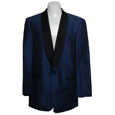 Blazer (Blue, Black) from Pierre Cardin Silk