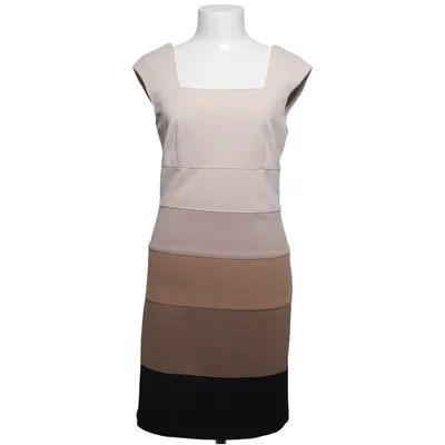 Jurk (Beige, Zwart, Bruin) van Oxygene Elastaan, Polyester