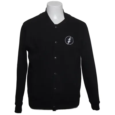 Varsity-jack (Zwart) van Burning Palms Katoen, Polyester