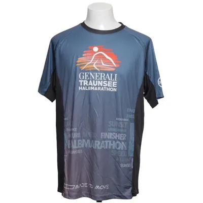 T-shirt (Blue, Black) from GTS Polyester