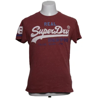 T-shirt (Rood) van Superdry Katoen, Polyester