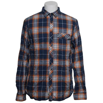 Flannel shirt (Blue, Orange, White) from Marwin Cotton