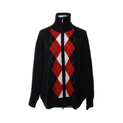 Jacket (Black, Red, White) from Golléhaug Acrylic, Merino Wool