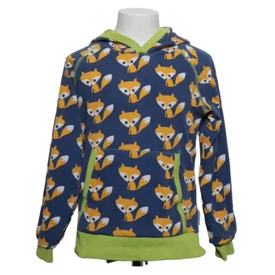 Hoodie (Blue, Yellow, Green) from Maxomorra Elastane, Organic cotton