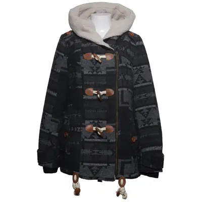 Duffle coat (Big Hood Ikat) from Review Acrylic, Polyester, Viscose