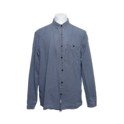 Denim blouse (TUCK) van Cottonfield Katoen