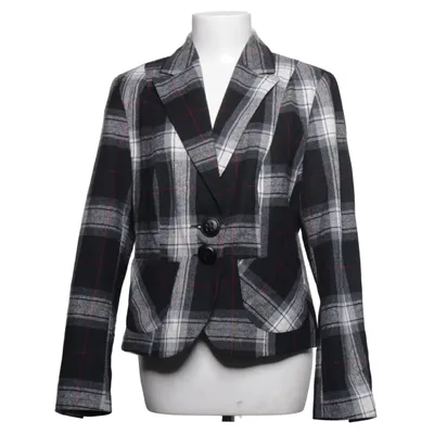 Blazer (Zwart, Wit, Rood) van Promiss Polyester