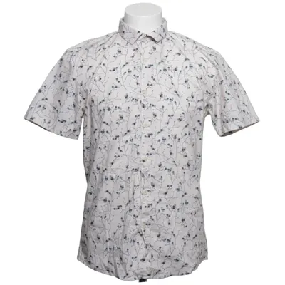 Short sleeve shirt (White, Multicolored) from Lindbergh White Cotton, Elastane