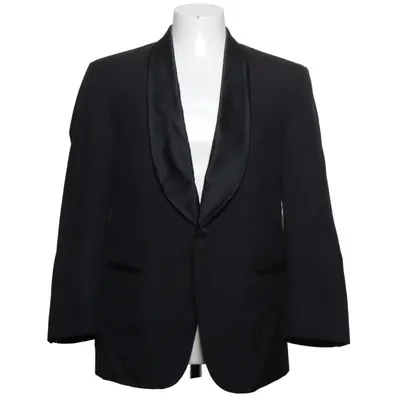 Smokingkavaj (Svart) från Cavaliere of Sweden Polyester, Viskos, Ull