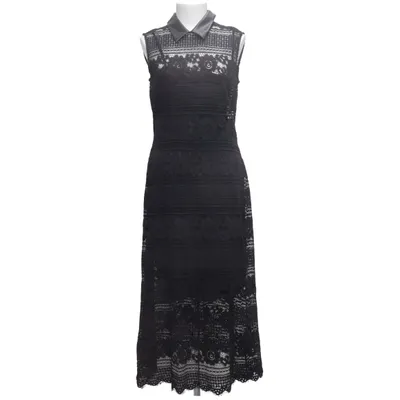 Robe (Noir) de Set Coton, Polyamide, Polyester, Viscose