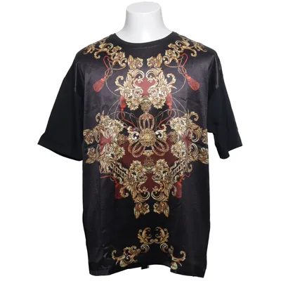 T-shirt (Zwart, Meerkleurig) van Zara Katoen