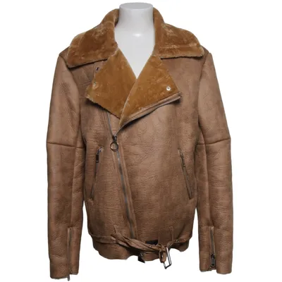 Shearlingjakke (Brun) fra Sixth June Polyester, Polyurethan
