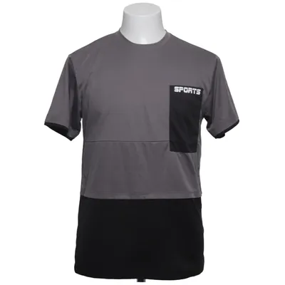 T-shirt (Gray, Black) from Off Limits Polyester