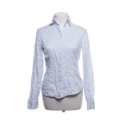 Skjorta (Blå, Vit) från Massimo Dutti Woman Bomull