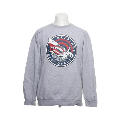 Collegetröja (Grå) från Anvil Bomull, Polyester