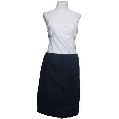 Robe (Bleu, Blanc) de Alpha Studio Coton, Élasthane