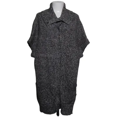 Gilet (Gris) de Anne L Acrylique, Coton, Élasthane, Polyamide, Polyester