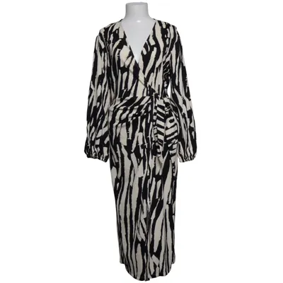 Robe portefeuille (Noir, Blanc) de H&M Trend Élasthane, Polyester