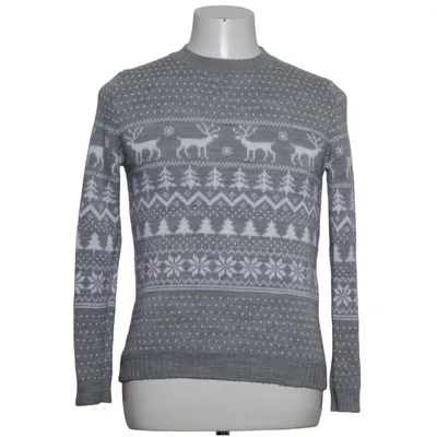Julesweater (Grå, Hvid) fra Nobis Akryl
