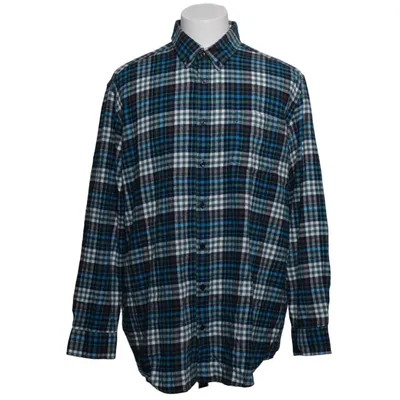 Flannel shirt (Blue, Green, White) from Henson & Henson Cotton