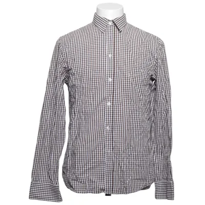 Chemise (Marron, Blanc) de Filippa K Man Coton