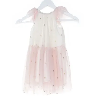 Kjole (Hvid, Pink) fra H&M Polyester