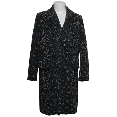 Coat (Black, Beige) from By Malina Collection Elastane, Polyester, Wool