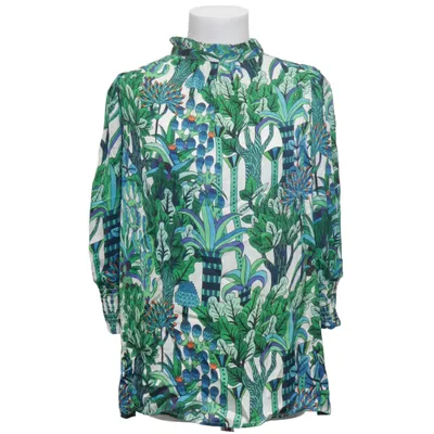 Blouse (Groen, Blauw, Wit) van Est'Seven Zijde