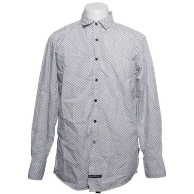 Chemise (Blanc, Gris) de English Laundry Coton