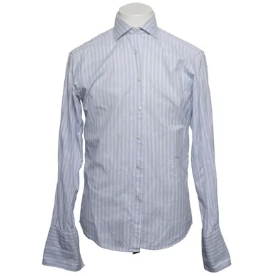 Chemise (Bleu, Blanc) de TM Lewin Coton