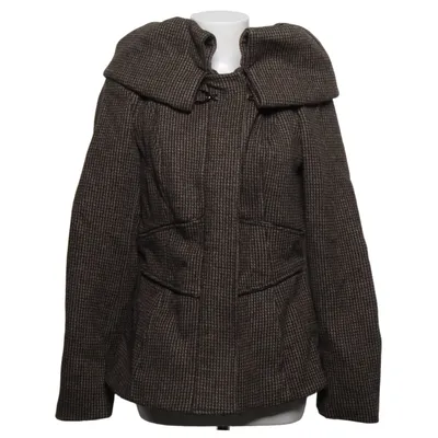 Jacka (Brun, Svart) från Zara Basic Akryl, Polyester, Ull