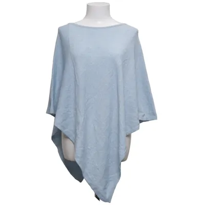 Poncho (Blue) from Cashmere Cashmere, Polyamide, Viscose, Wool