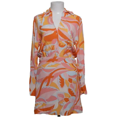 Jurk (Oranje, Roze, Meerkleurig) van Mango Polyester, Viscose