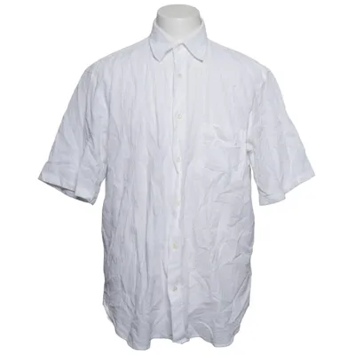 Chemise à manches courtes (Blanc) de C.O.F Studio Coton, Élasthane